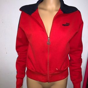 Red puma jacket